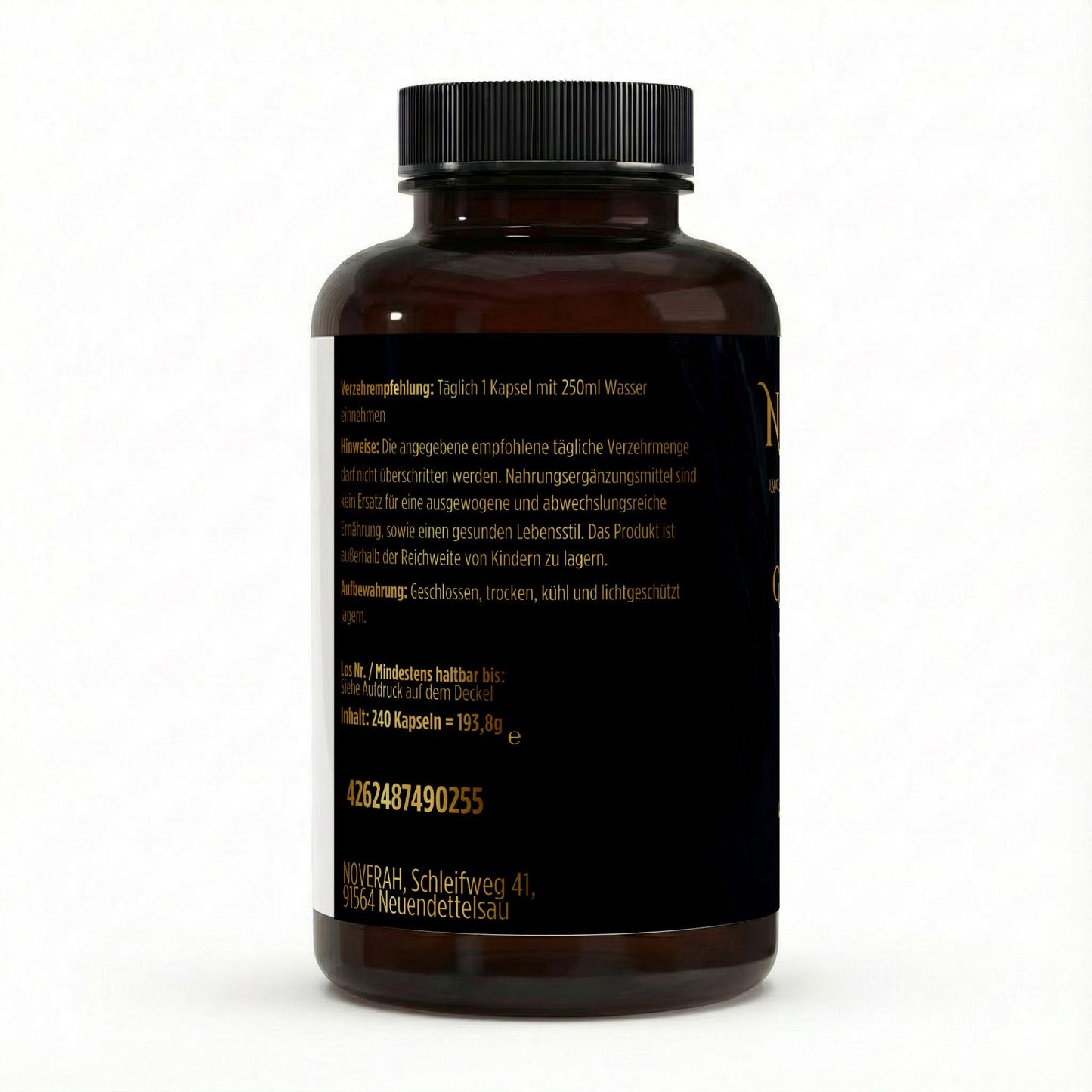 NOVERAH Gepuffertes Vitamin C – NOVERAH Qualitätssiegel und Zertifizierungen. Laborgeprüfte Reinheit. Premium Qualität.