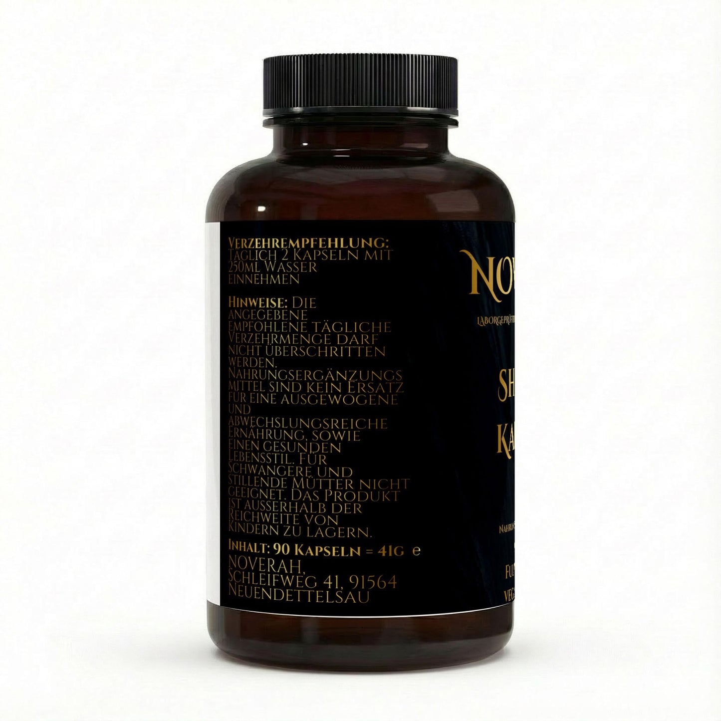 NOVERAH Shilajit Kapseln – NOVERAH Qualitätssiegel und Zertifizierungen. Laborgeprüfte Reinheit. Premium Qualität. – NOVERAH