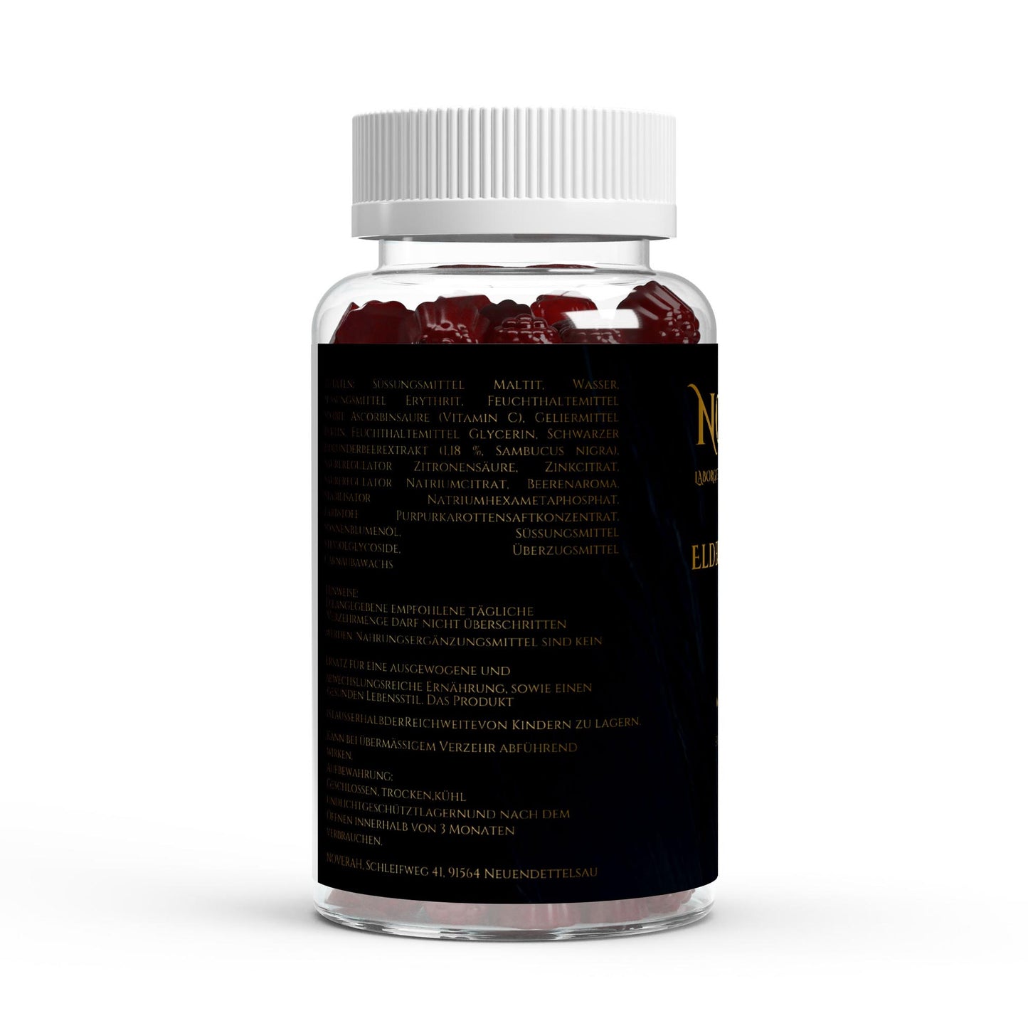 NOVERAH Elderberry Gummies – Qualitätssiegel und Zertifizierungen. Laborgeprüfte Reinheit. Premium Qualität.