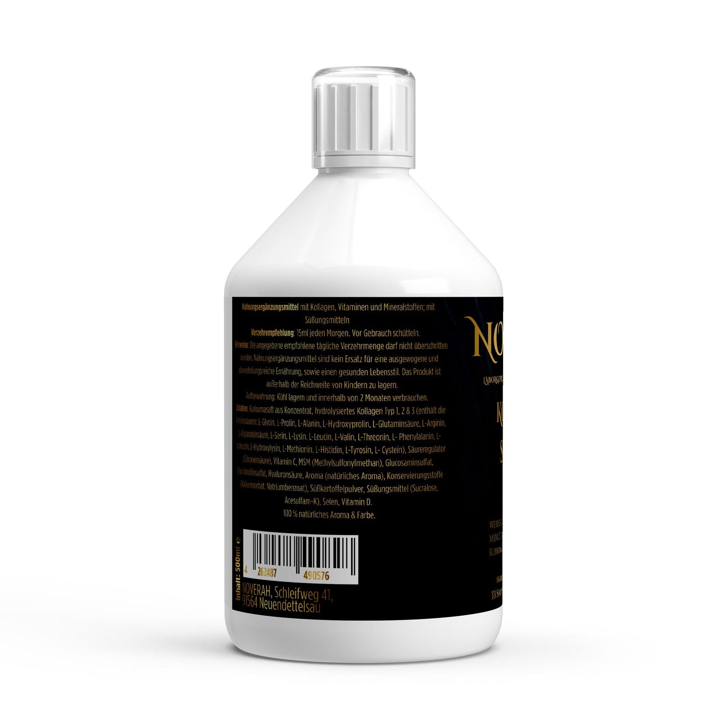 NOVERAH Kollagen Support PLUS+ Shot – NOVERAH Qualitätssiegel und Zertifizierungen. Laborgeprüfte Reinheit. Premium Qualität.