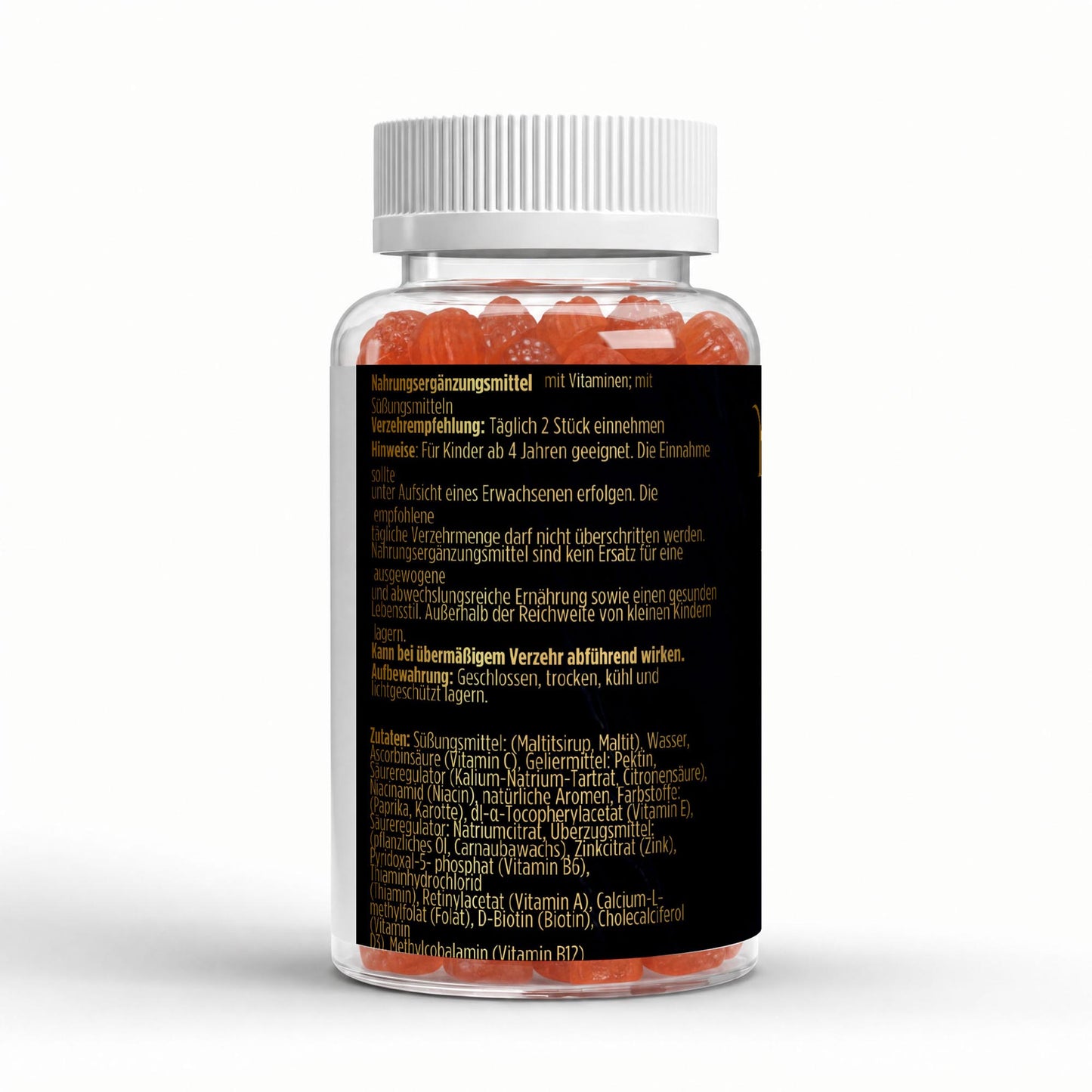 NOVERAH Multivitamin Gummies Kids Orange – Qualitätssiegel und Zertifizierungen. Laborgeprüfte Reinheit. Premium Qualität.