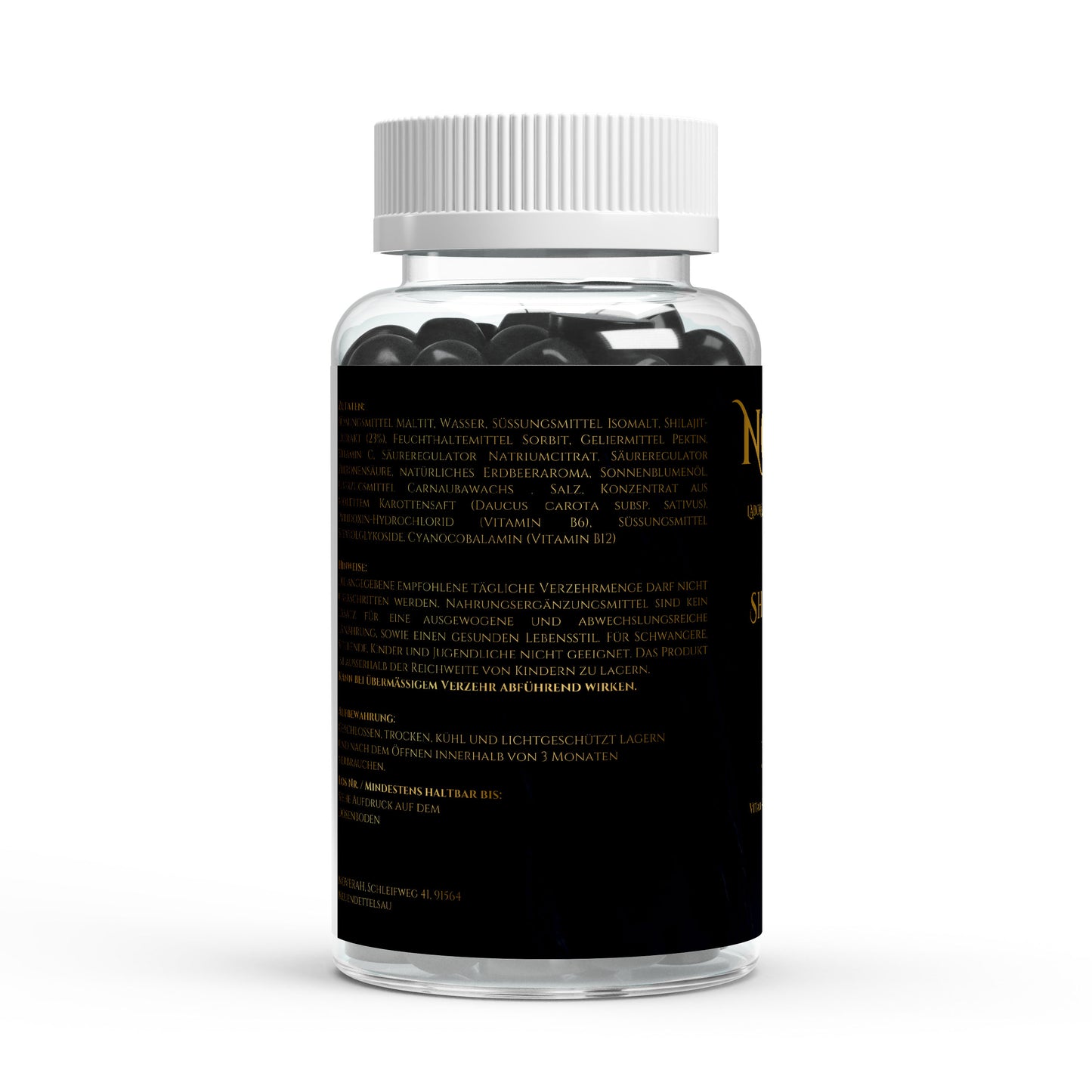 NOVERAH Shilajit Gummies mit Vitaminkomplex – Qualitätssiegel und Zertifizierungen. Laborgeprüfte Reinheit. Premium Qualität.