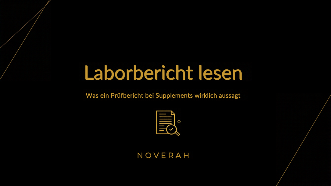 Titelbild: Laborbericht lesen – Was ein Prüfbericht bei Supplements wirklich aussagt