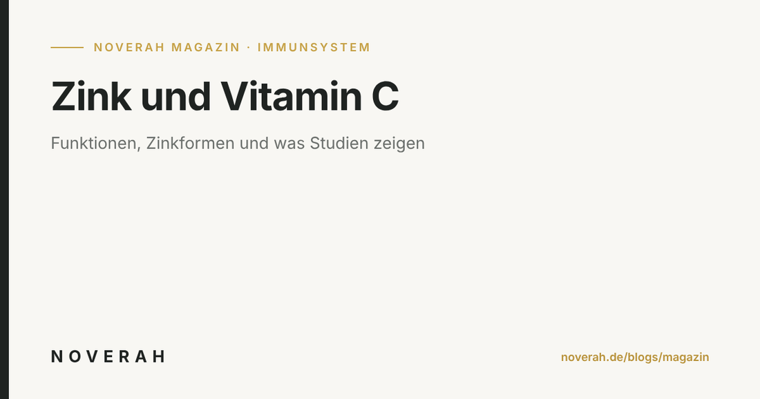 Zink und Vitamin C: Funktionen im Immunsystem und worauf es bei der Form ankommt