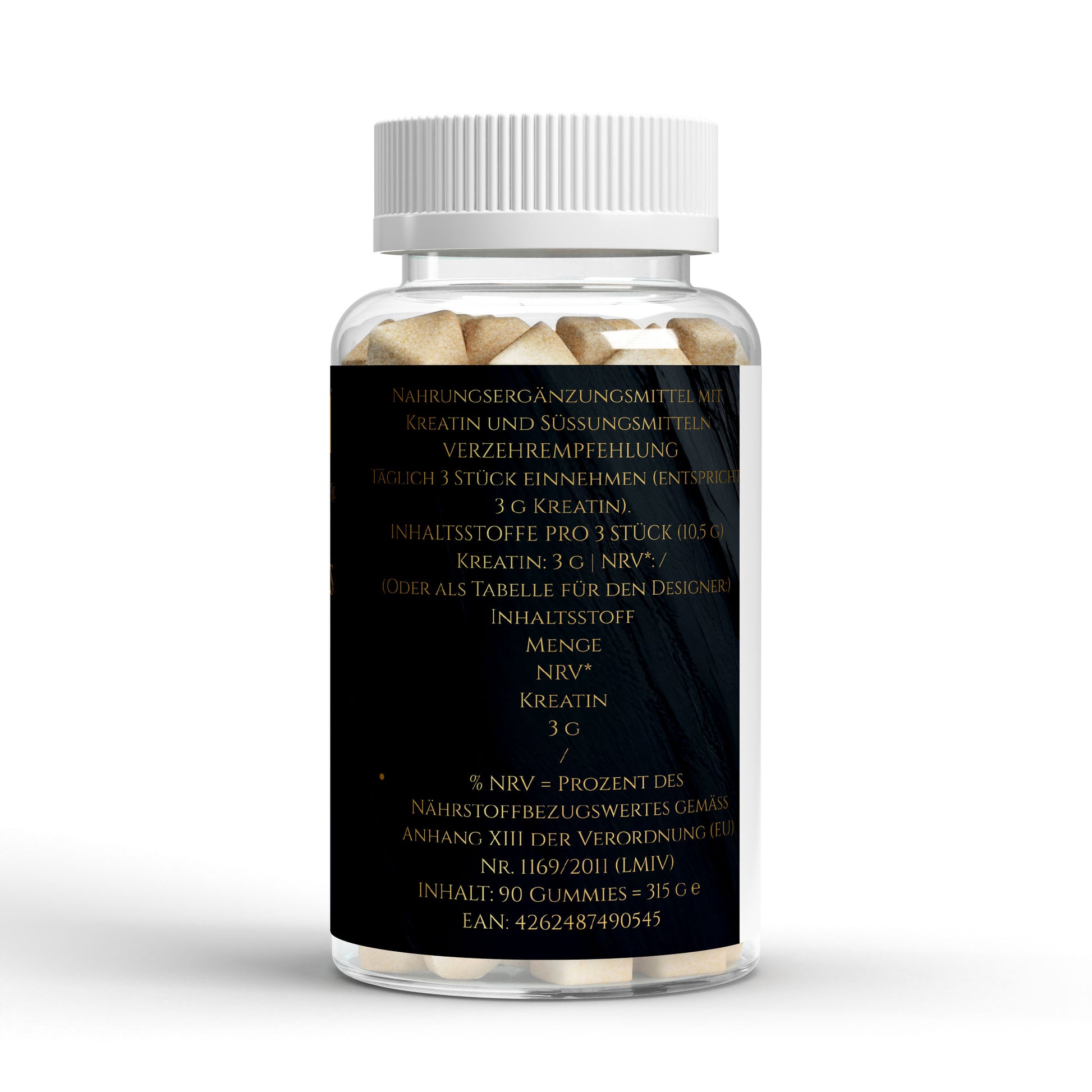 NOVERAH Kreatin Gummies Apfel – Qualitätssiegel und Zertifizierungen. Laborgeprüfte Reinheit. Premium Qualität.