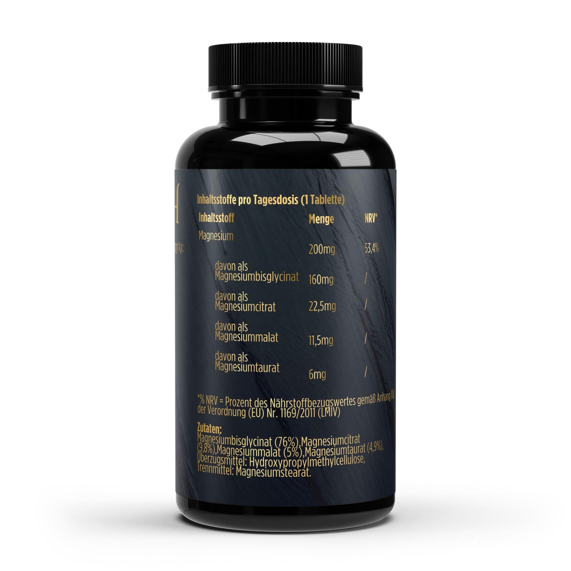 NOVERAH Magnesium 4-fach Komplex – NOVERAH Qualitätssiegel und Zertifizierungen. Laborgeprüfte Reinheit. Premium Qualität.