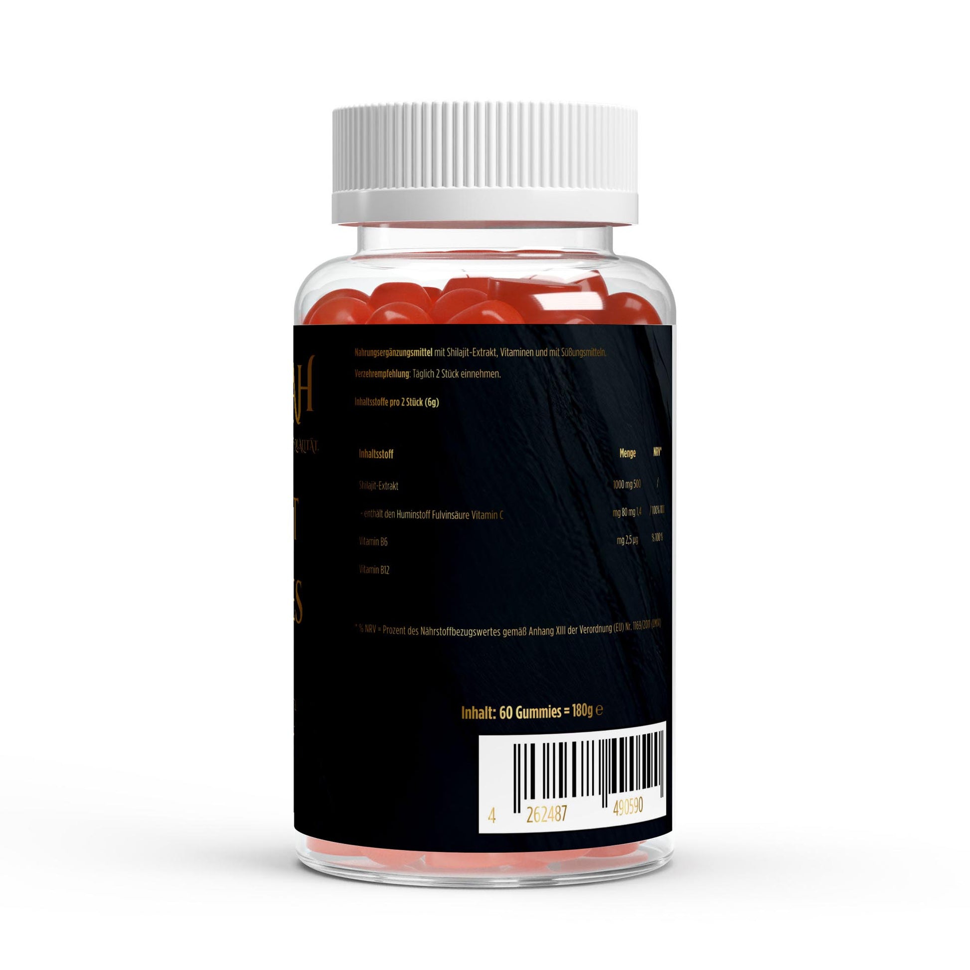 NOVERAH Shilajit + Vitamine Gummies – Qualitätssiegel und Zertifizierungen. Laborgeprüfte Reinheit. Premium Qualität.
