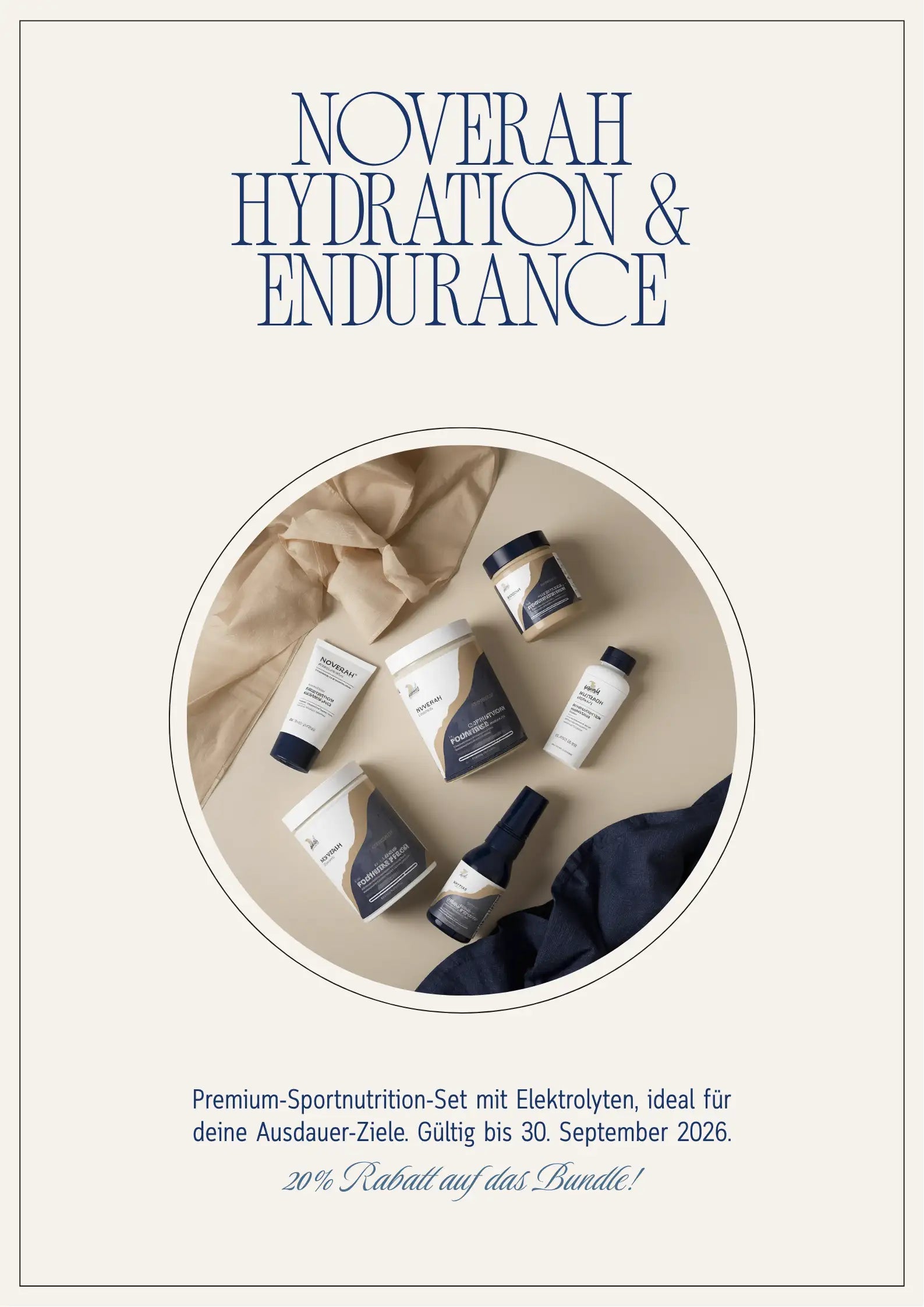 NOVERAH Hydration & Endurance Bundle – Elektrolyte, Pre-Workout & Taurin im Set. Laborgeprüfte Reinheit. Premium Qualität.