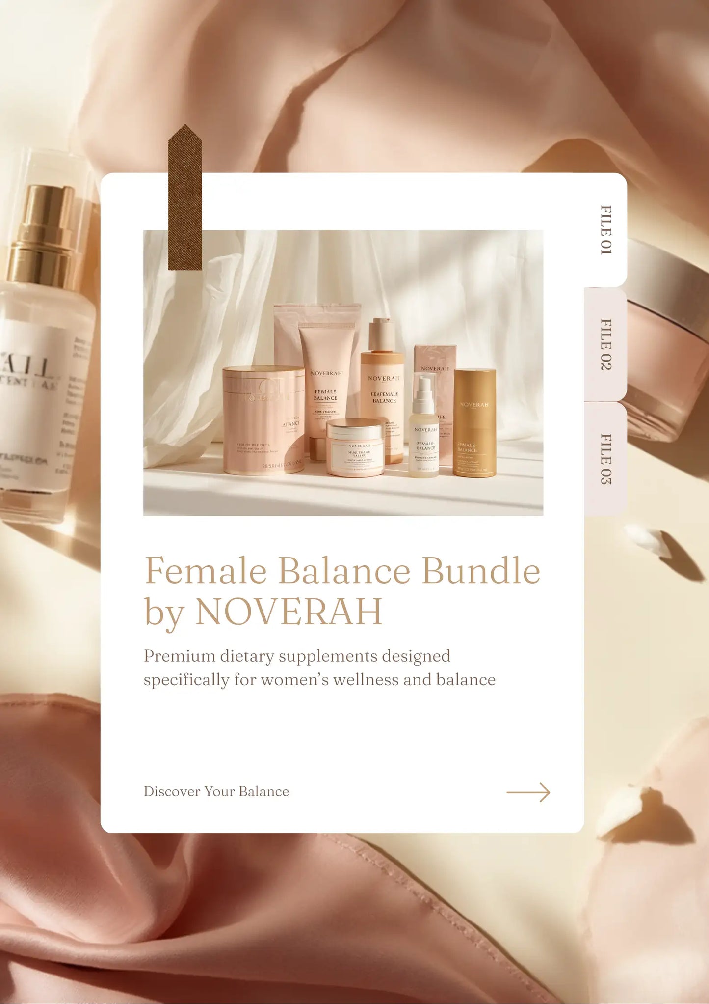 NOVERAH Female Balance Bundle – FemBalance, Mönchspfeffer & Eisen+C im Set. Laborgeprüfte Reinheit. Premium Qualität.