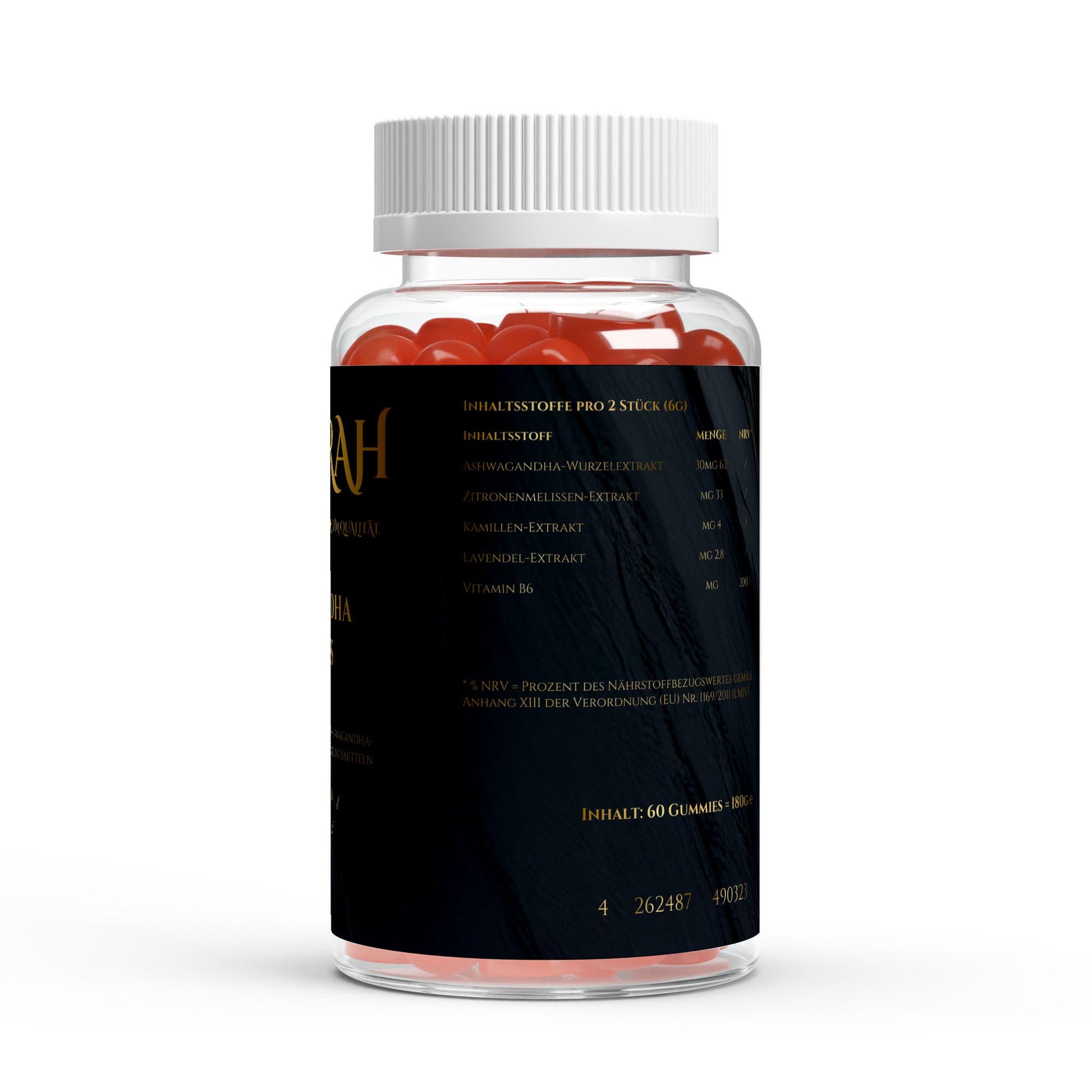 NOVERAH Ashwagandha Gummies 300 mg + Vitamin B6 – Qualitätssiegel und Zertifizierungen. Laborgeprüfte Reinheit. Premium Qualität.