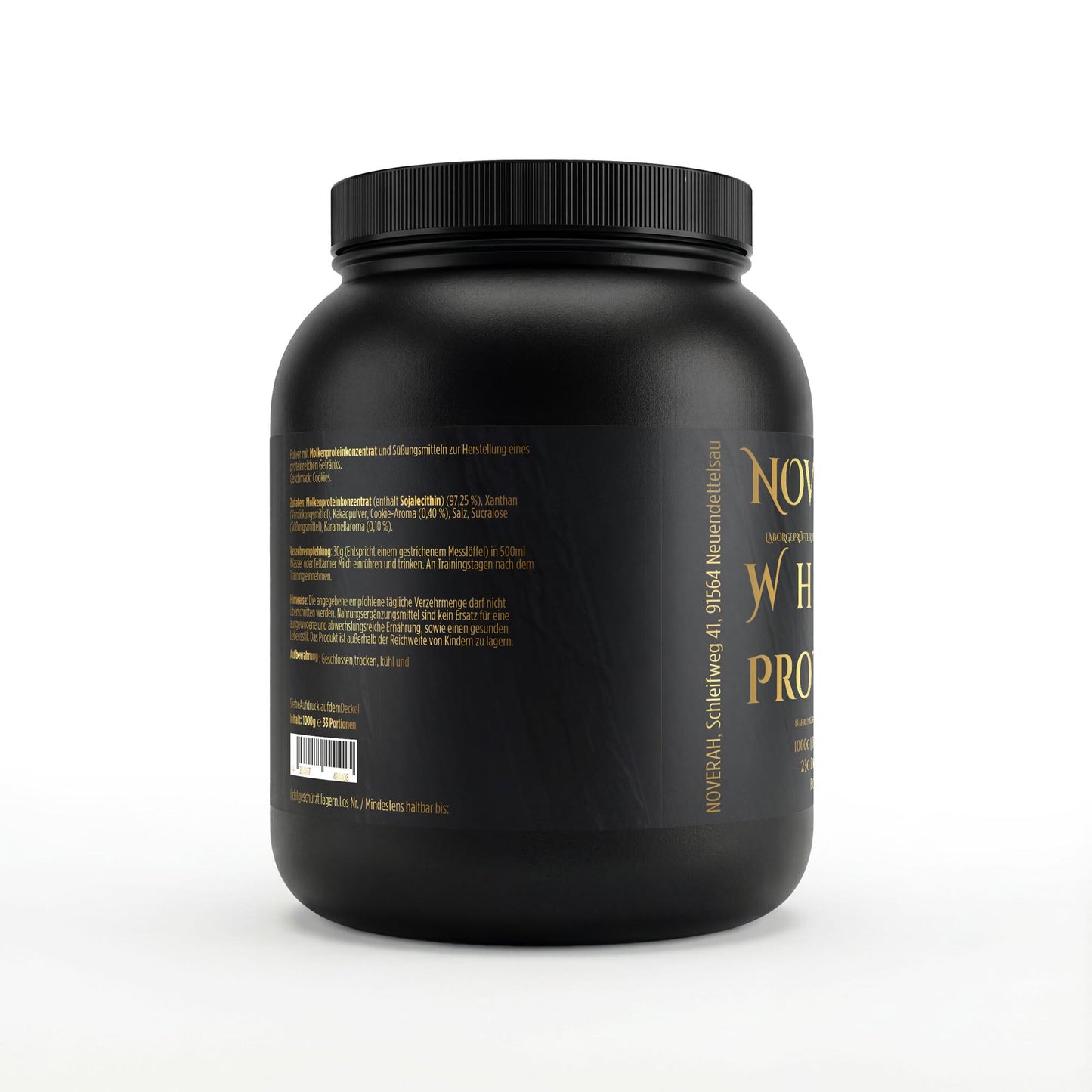 NOVERAH Whey Protein Pulver – NOVERAH Qualitätssiegel und Zertifizierungen. Laborgeprüfte Reinheit. Premium Qualität.