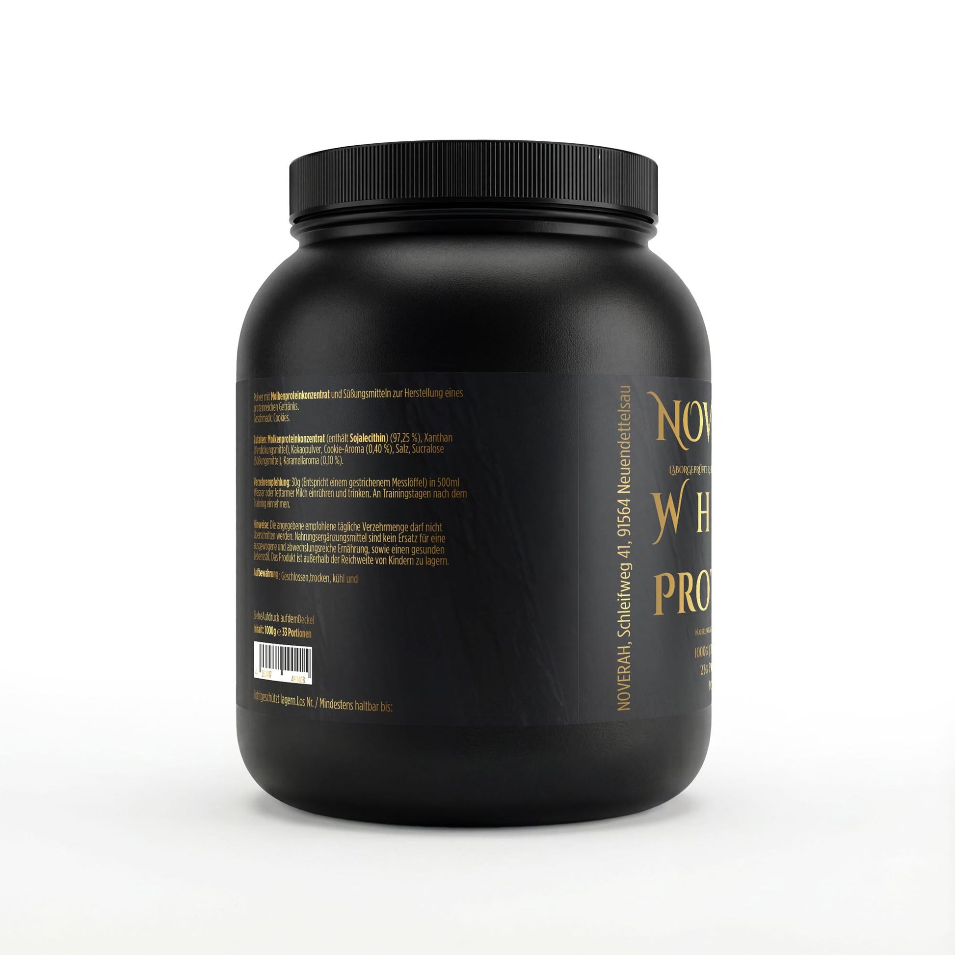 NOVERAH Whey Protein Pulver – NOVERAH Qualitätssiegel und Zertifizierungen. Laborgeprüfte Reinheit. Premium Qualität.
