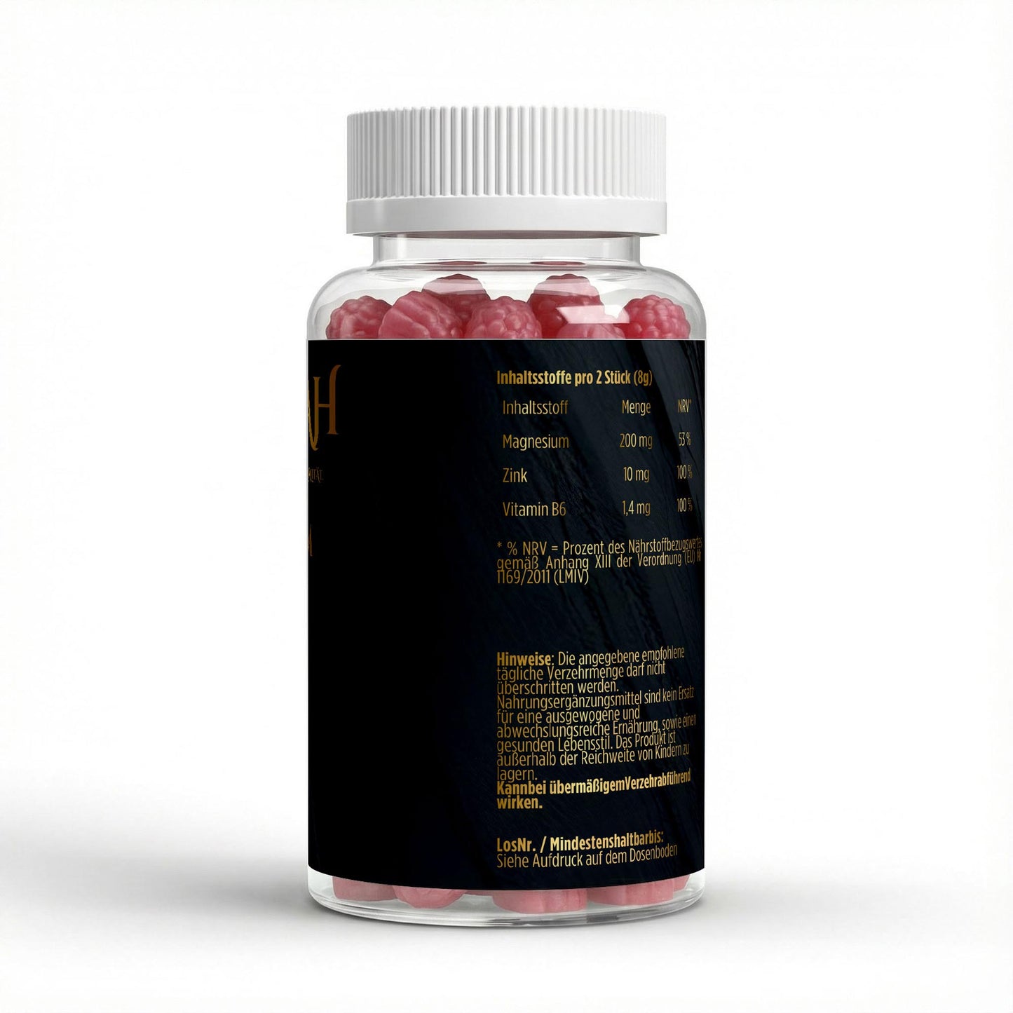 NOVERAH Magnesium + Zink + B6 Gummies – Qualitätssiegel und Zertifizierungen. Laborgeprüfte Reinheit. Premium Qualität.
