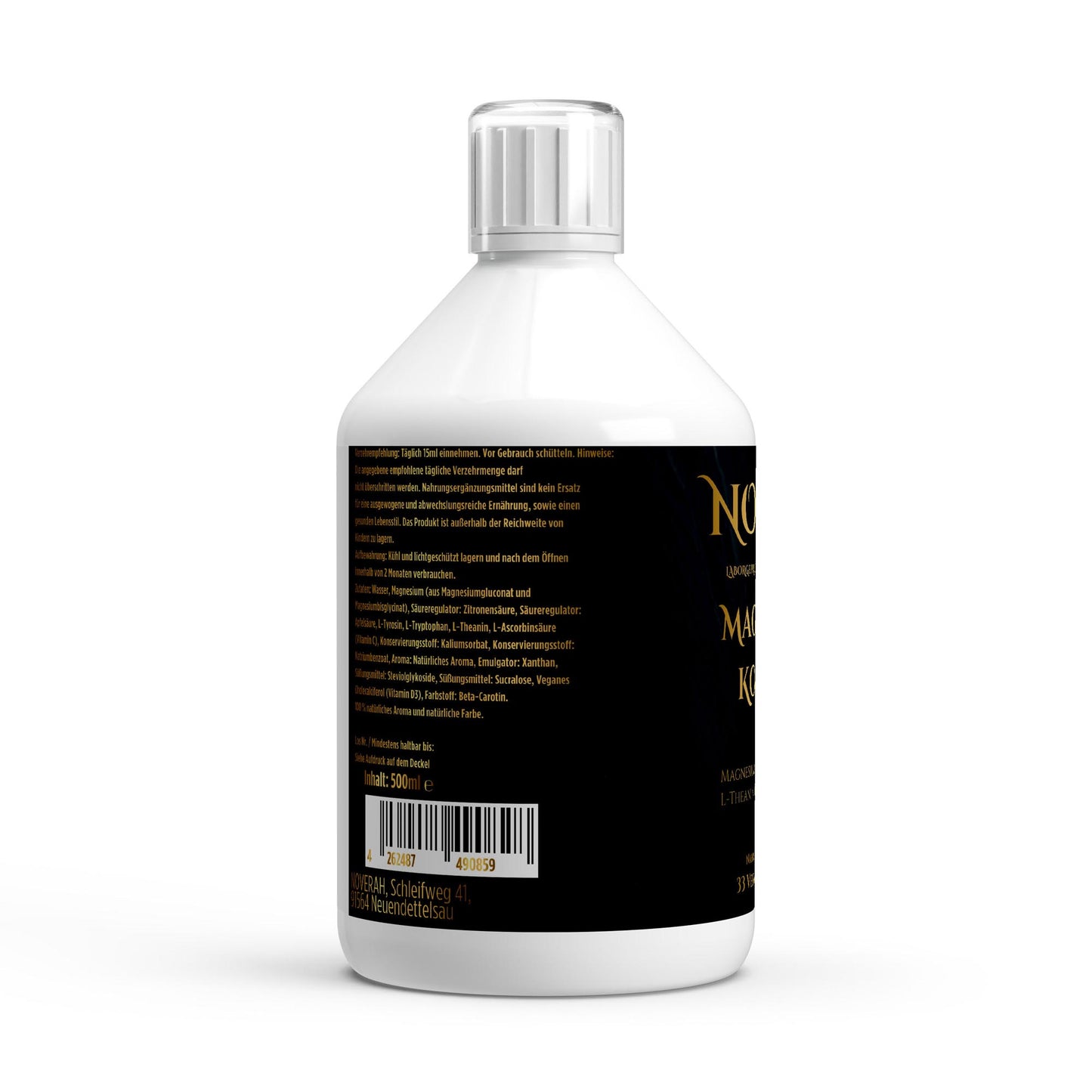 NOVERAH Magnesium Komplex Liquid Shot – NOVERAH Qualitätssiegel und Zertifizierungen. Laborgeprüfte Reinheit. Premium Qualität.