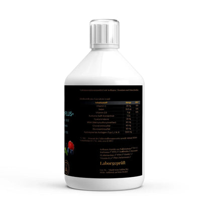 Kollagen Support PLUS+ Shots (1500 DA) - Wild Berry - 500ml - Noverah