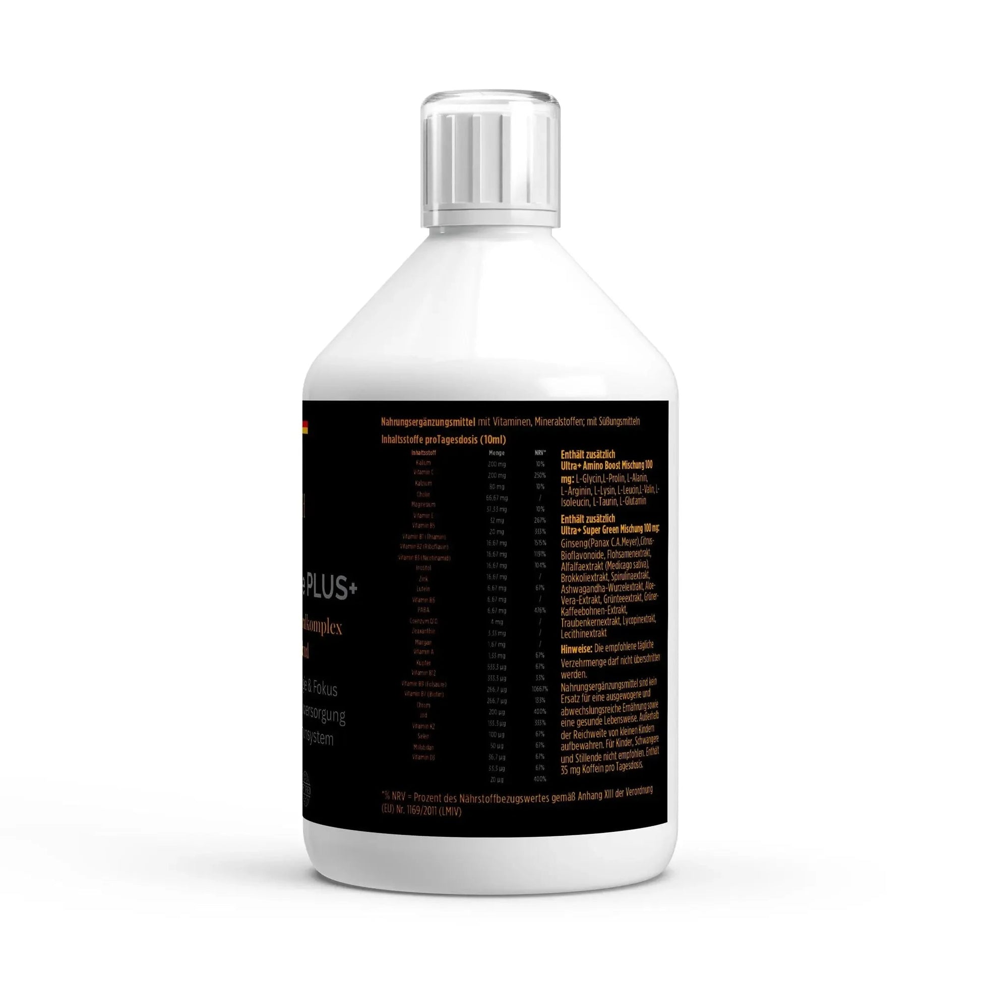 Vita Complete PLUS+ 50 vegane Shots - Fresh Orange - 500ml - Noverah